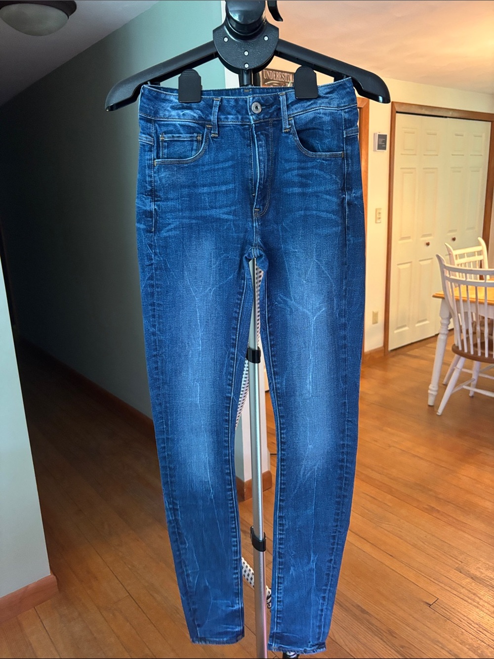 Classic Skinny Jeans in Deep Indigo Blue